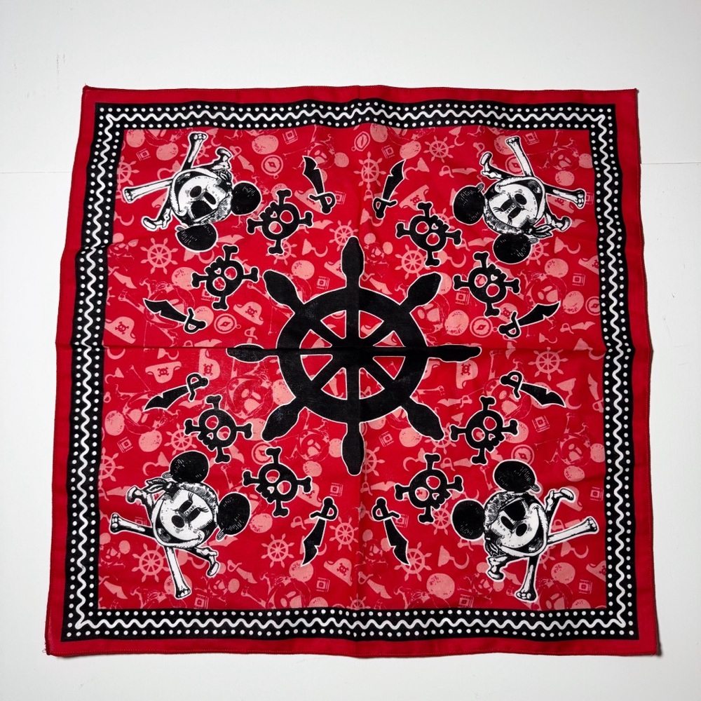 Set of Two Disney Mickey Mouse Pirate Bandanas - Picture 2 of 4